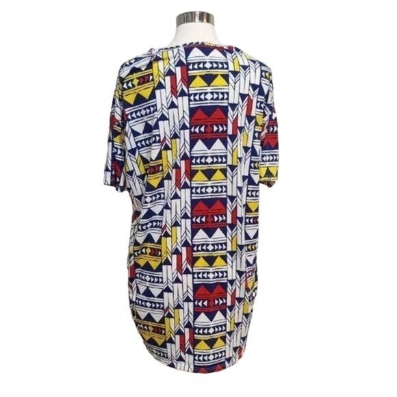 Lularoe Simply Comfortable Irma Tunic Top Women's Size XS Geometric Print - Picture 4 of 8